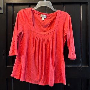 Peach colored Ann Taylor loft shirt